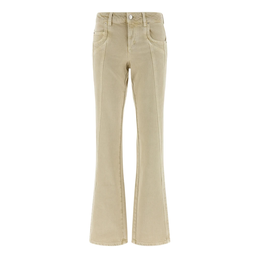 Marant Étoile Women's Beige Jaylis Jeans