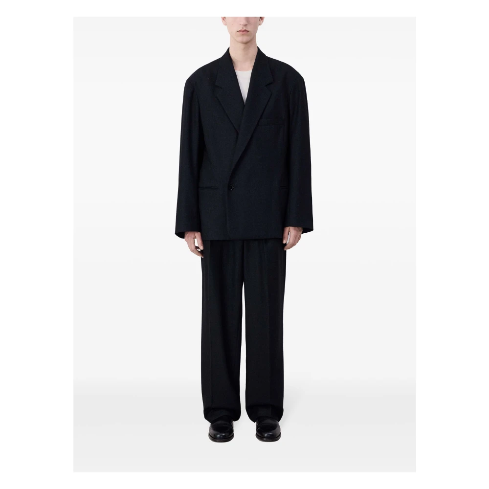 Lemaire Stijlvolle Maxi Jas voor Vrouwen Gray Heren