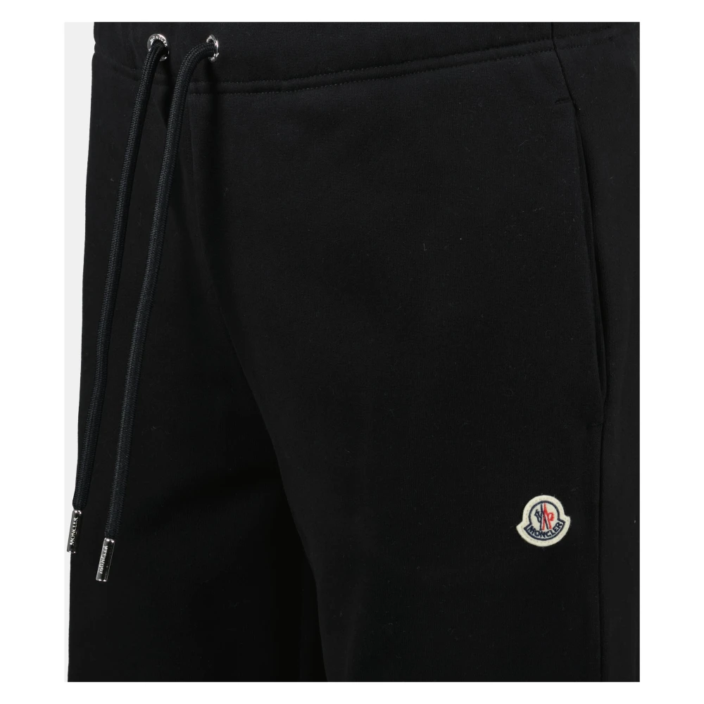 Moncler Logo Joggingbroek Lente-Zomer 2025 Black Heren