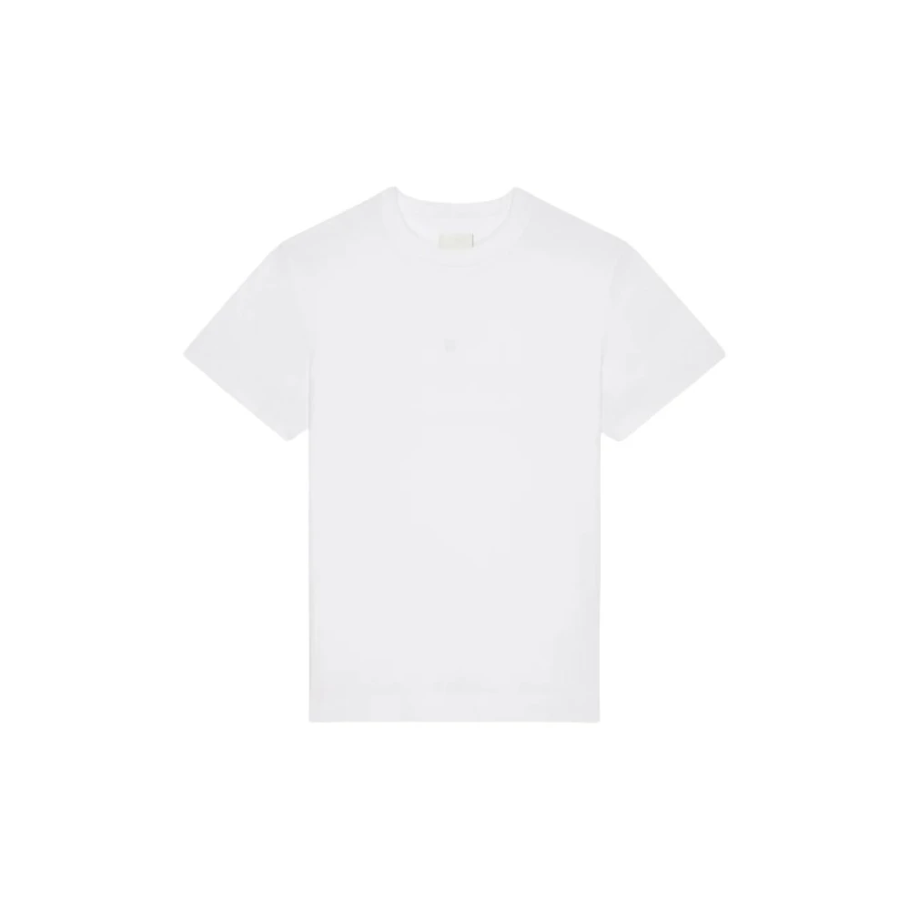 Givenchy Slim Fit T-Shirt van Katoen White Heren