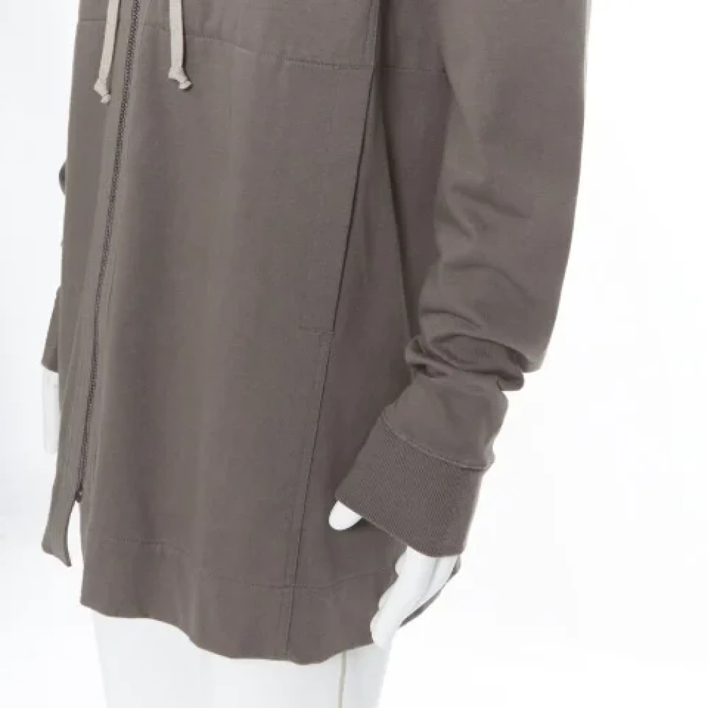 Rick Owens Pre-owned Cotton outerwear Gray Dames