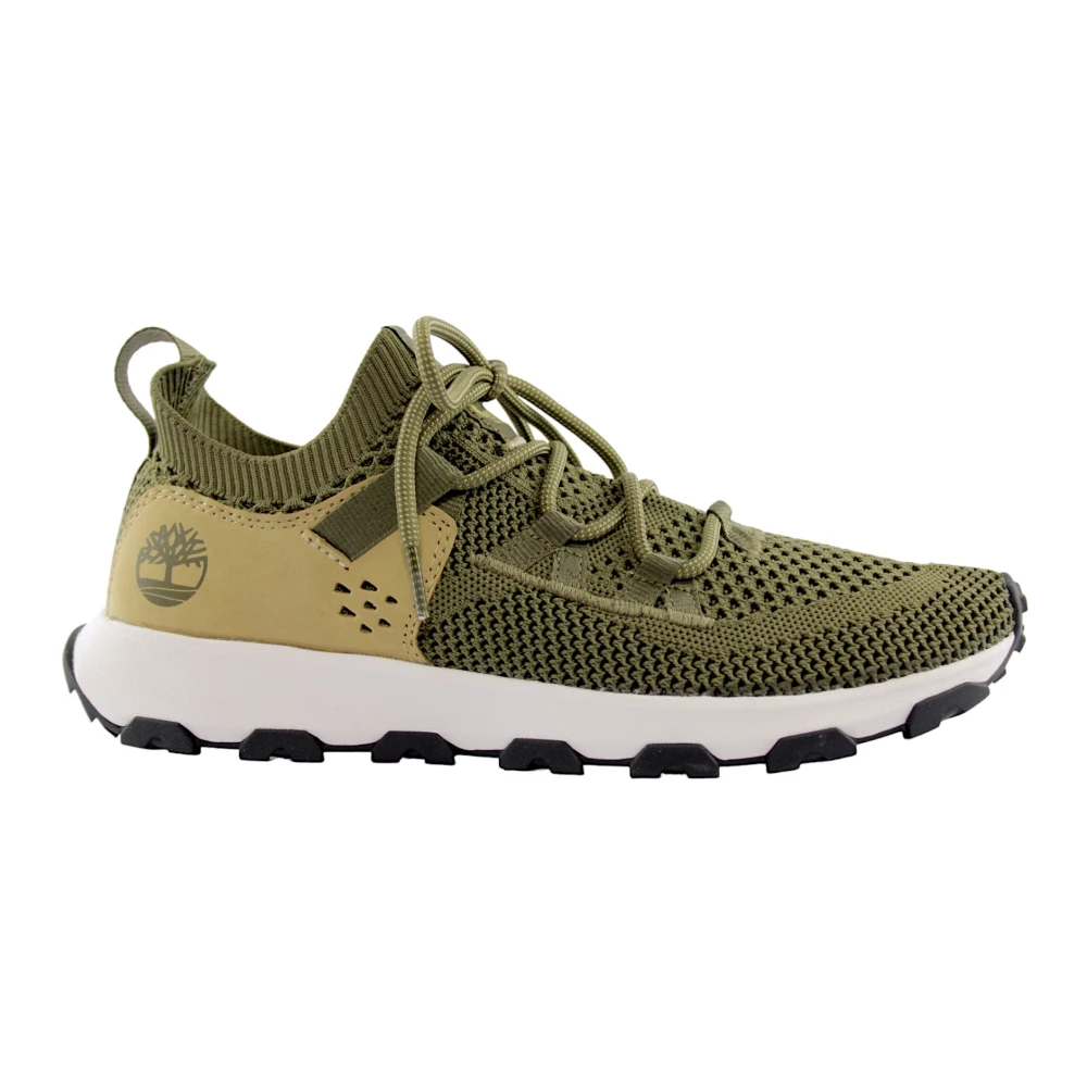 Timberland Winsor Trail Lace Up Knit sneakers Heren Schoenen Groen