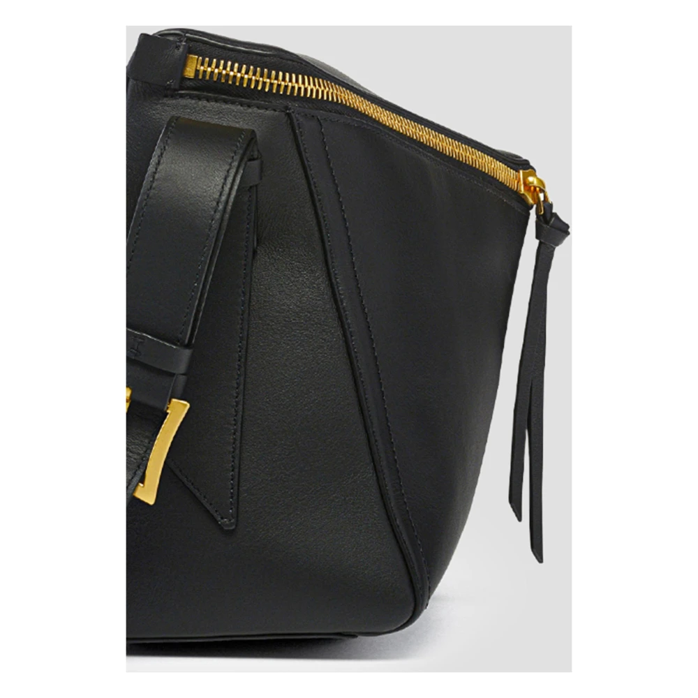 MCM Diamanten 3D schoudertas van kalfsleer Black Dames