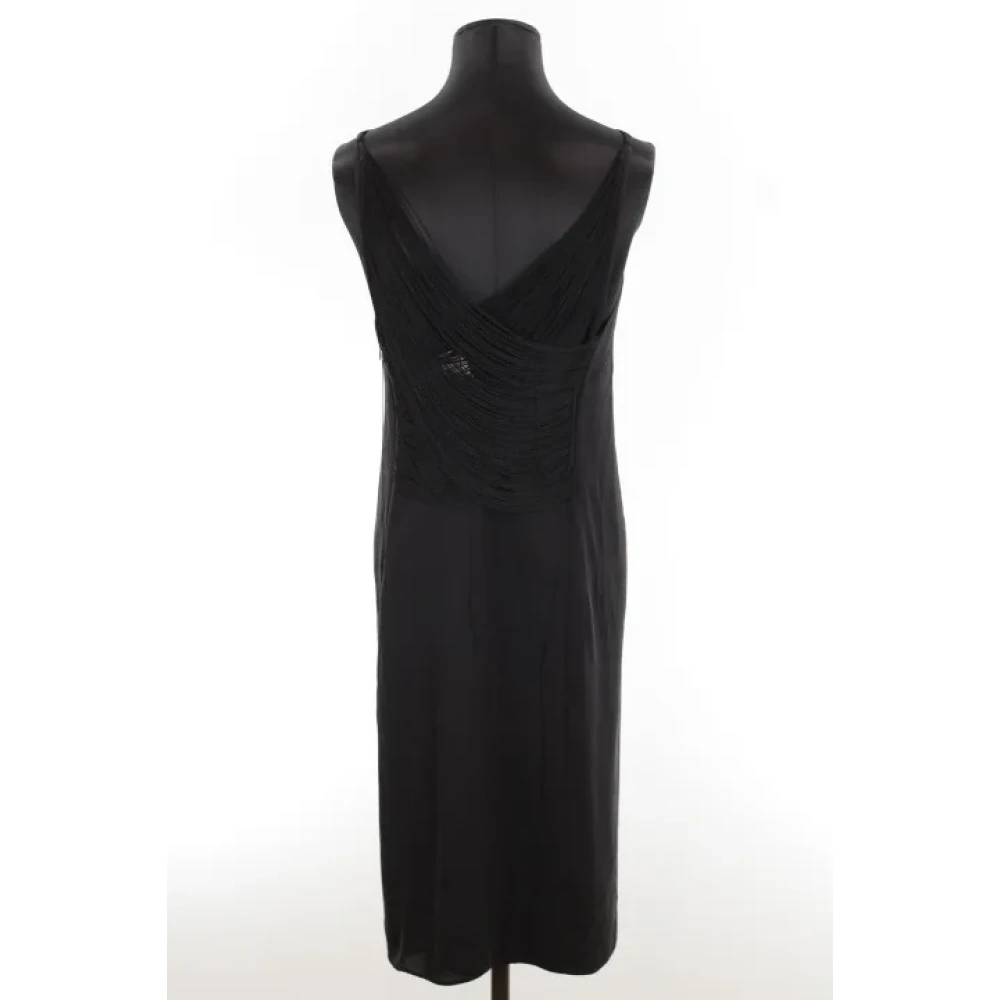 Jil Sander Pre-owned Silk dresses Black Dames