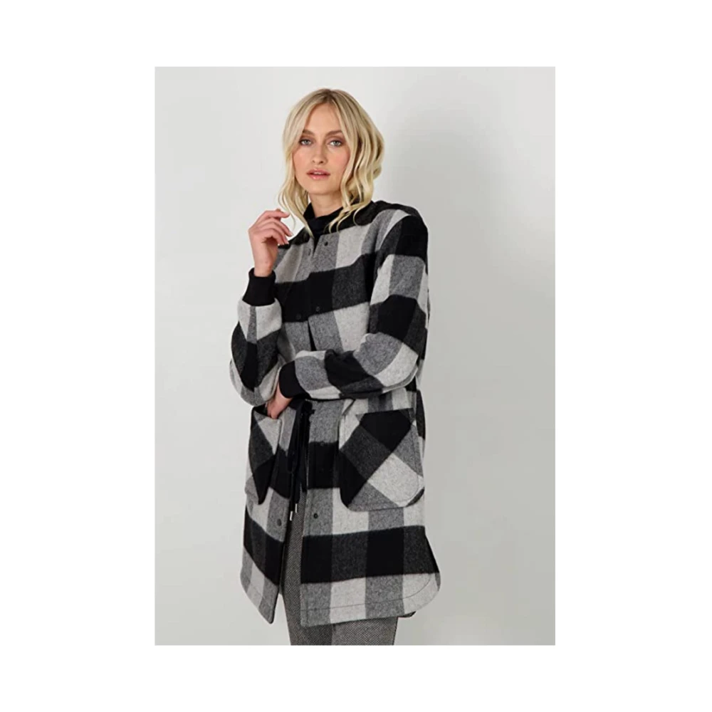 FYNCH-HATTON Klassieke Wollen Jas Multicolor Dames