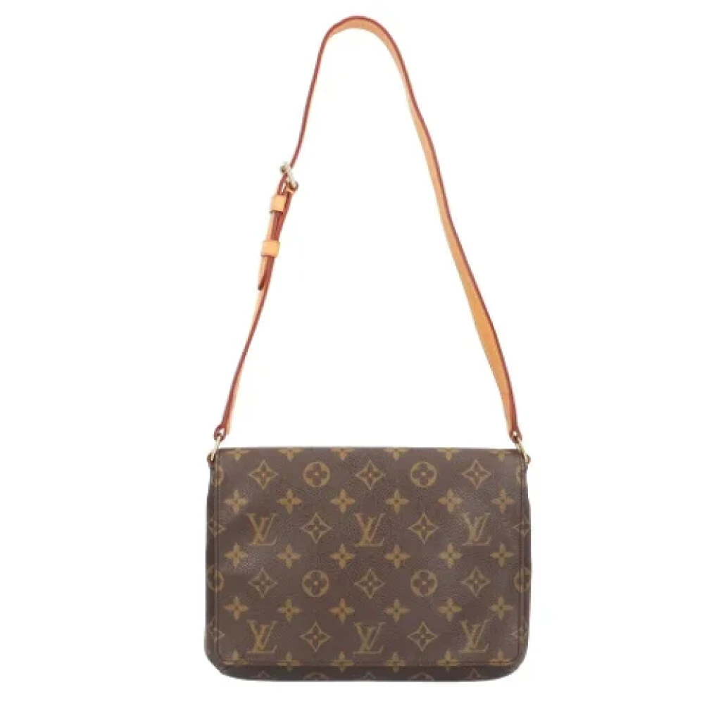 Louis Vuitton Vintage Pre-owned Fabric shoulder-bags Brown Dames