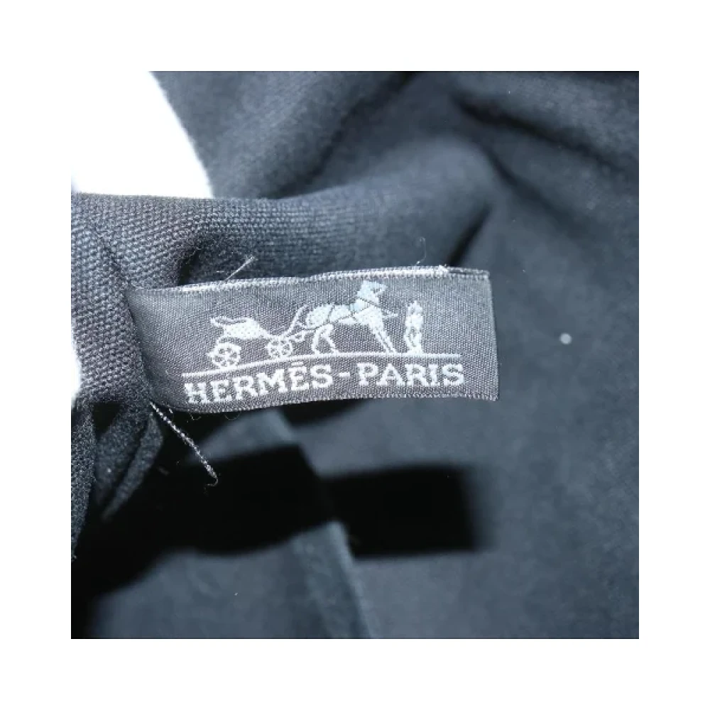 Hermès Vintage Pre-owned Cotton totes Black Dames