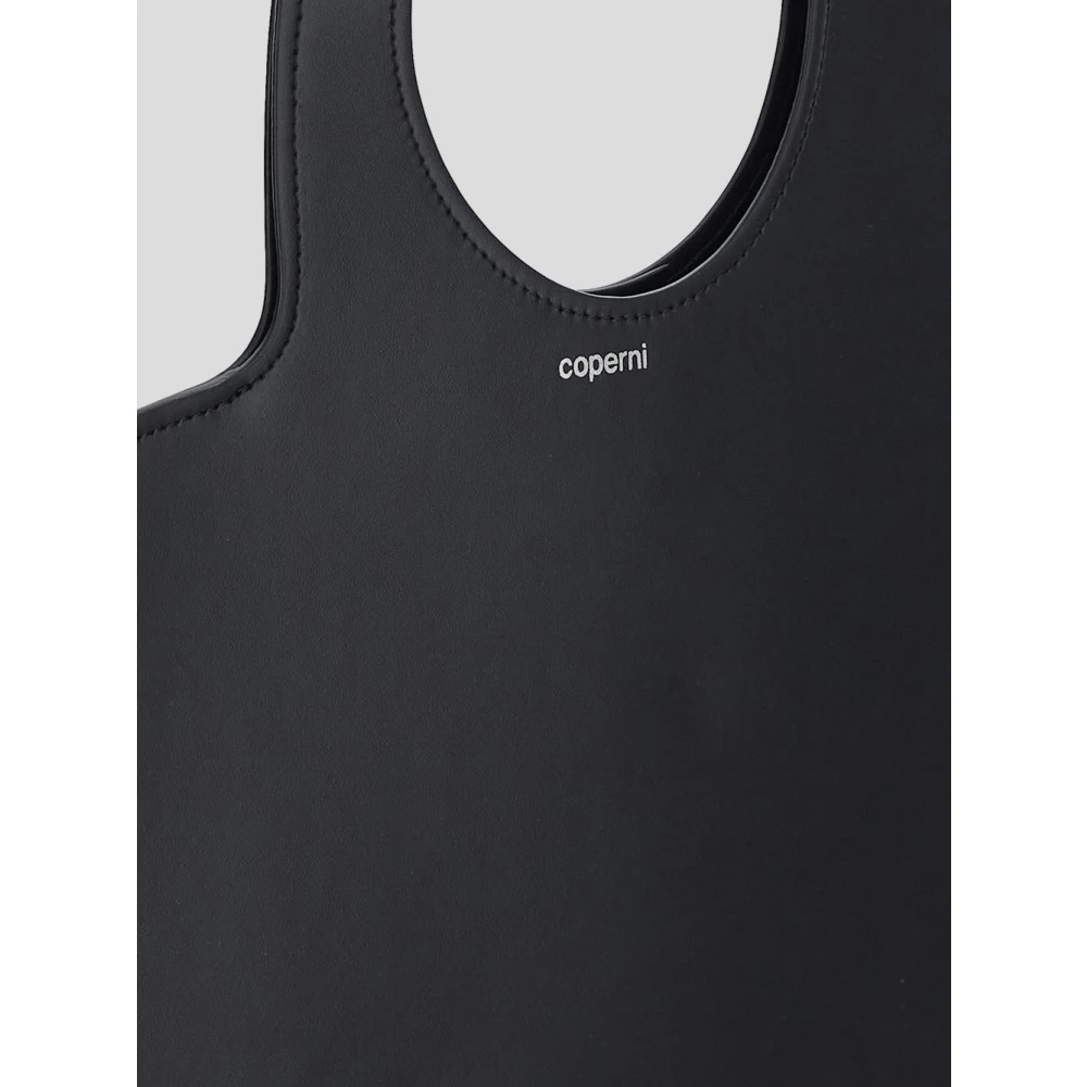 Coperni Hart Tote Tas van Leer Black Dames