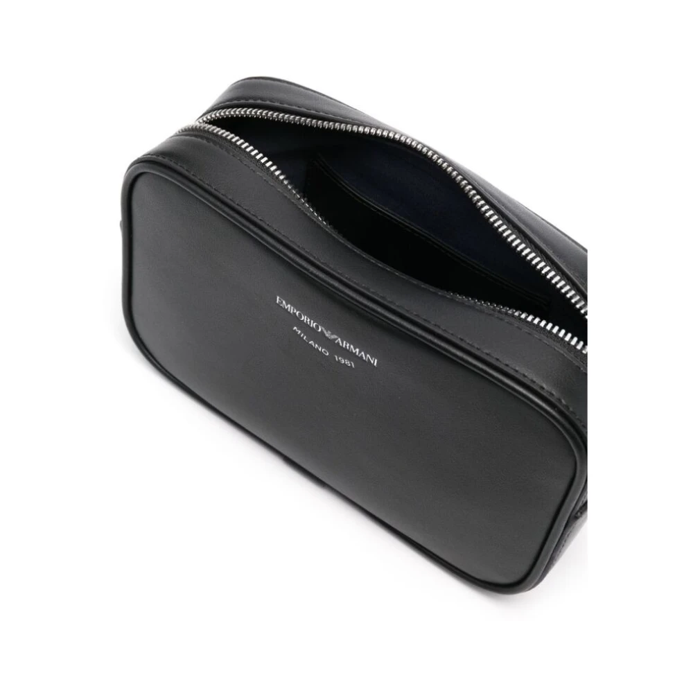 Emporio Armani Zwarte Schoudertas van Kunstleer Black Dames