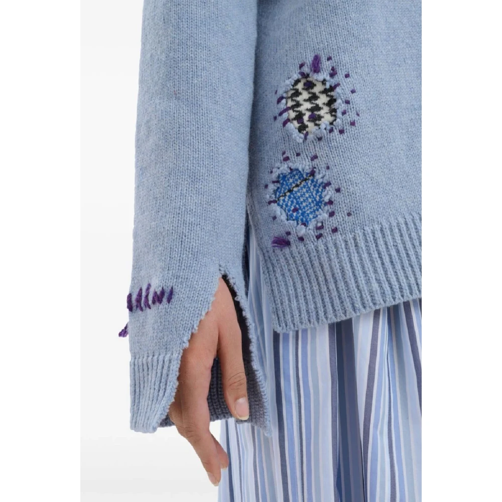 Marni Stijlvolle Dames Gebreide Collectie Blue Dames