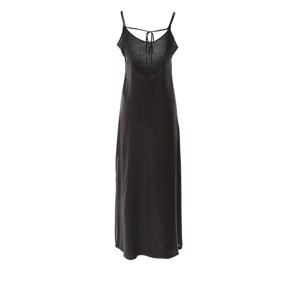 Karl Lagerfeld Strappy Beach Maxi Jurk Black Dames