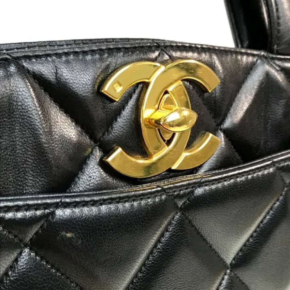 Chanel Vintage Pre-owned Leather chanel-bags Black Dames
