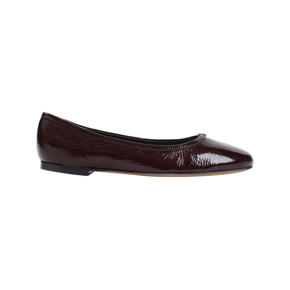 Chloé Rosa Lila Läder Ballerina Flats Purple, Dam