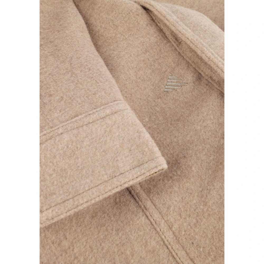 Pure Path Heren Overshirt Regular Fit Stijlvol Shirt Beige Heren