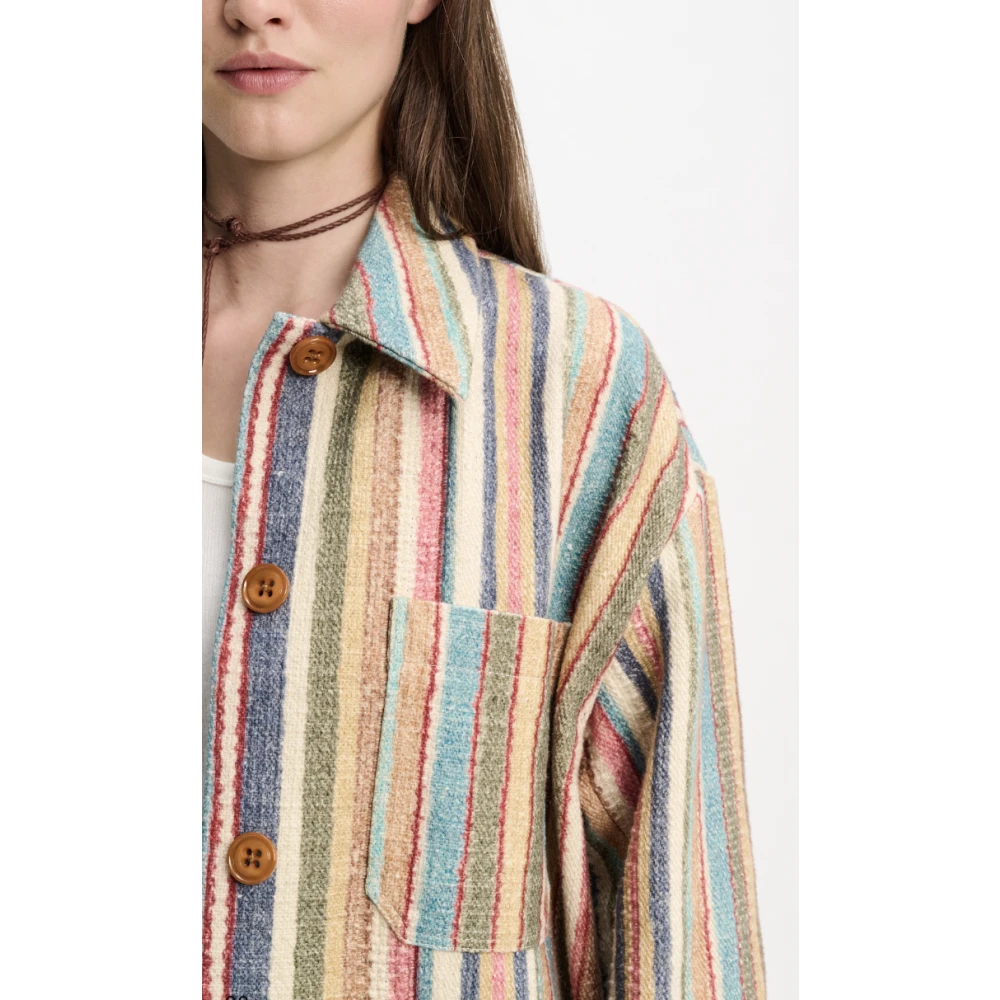 dorothee schumacher Gestreepte Comfort Jas Multicolor Dames
