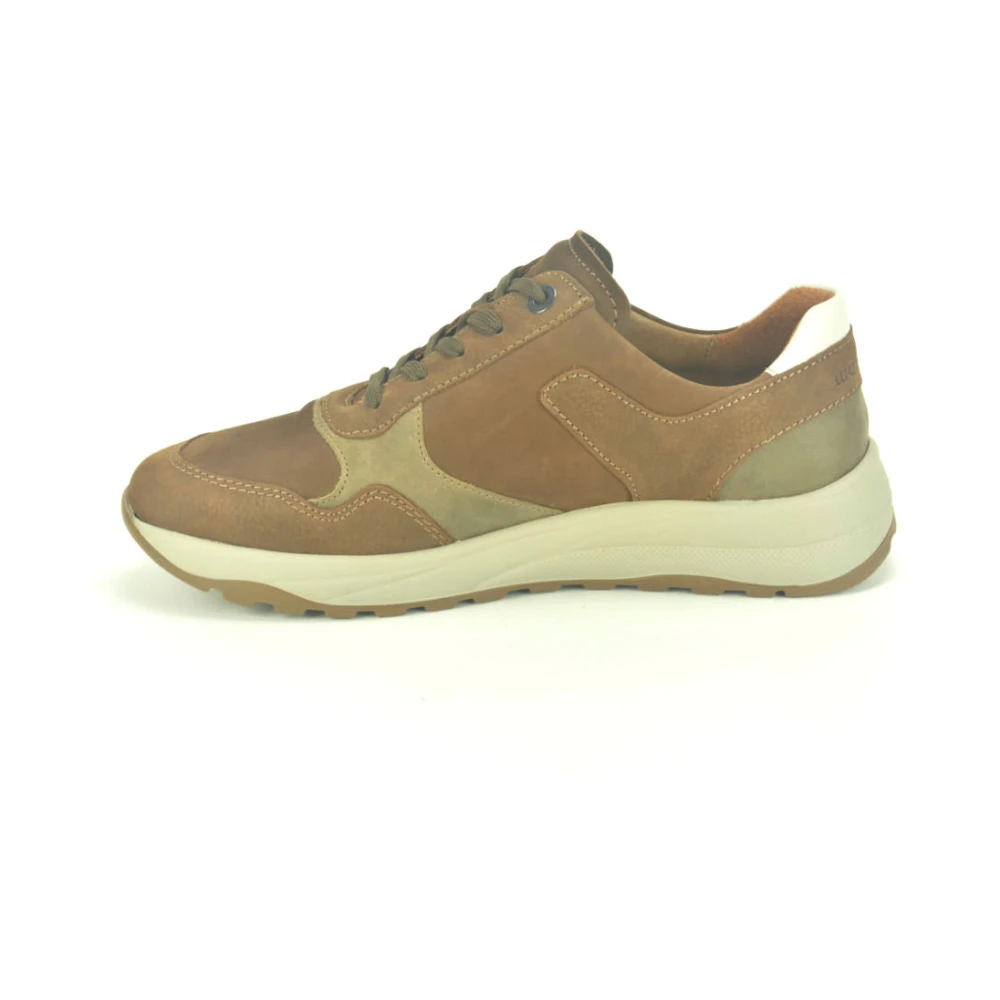 Waldläufer Stijlvolle Cognac Runner Schoenen Heren Schoenen Bruin