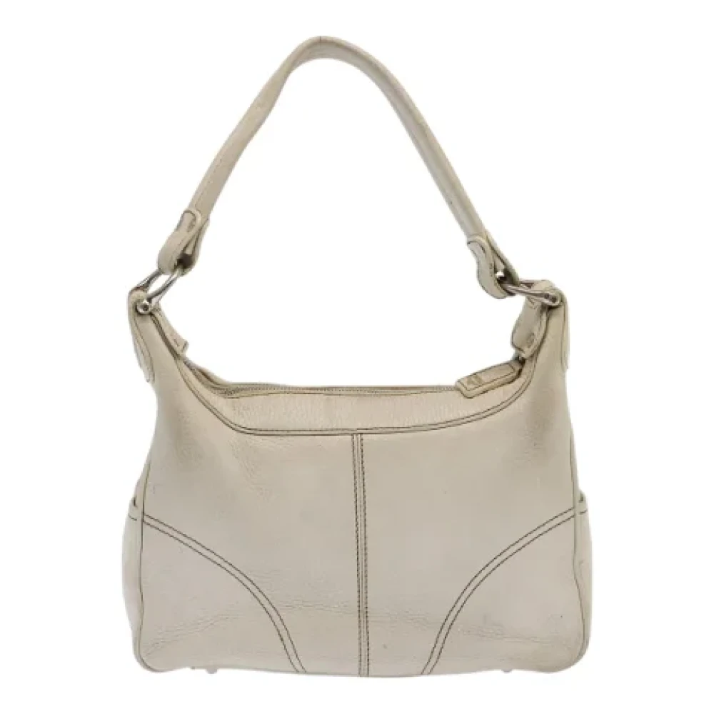 MCM Pre-owned Leather shoulder-bags White Dames