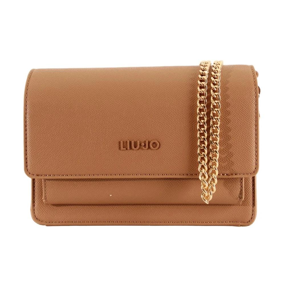 Liu Jo Stijlvolle Crossbody Handtas Beige Dames