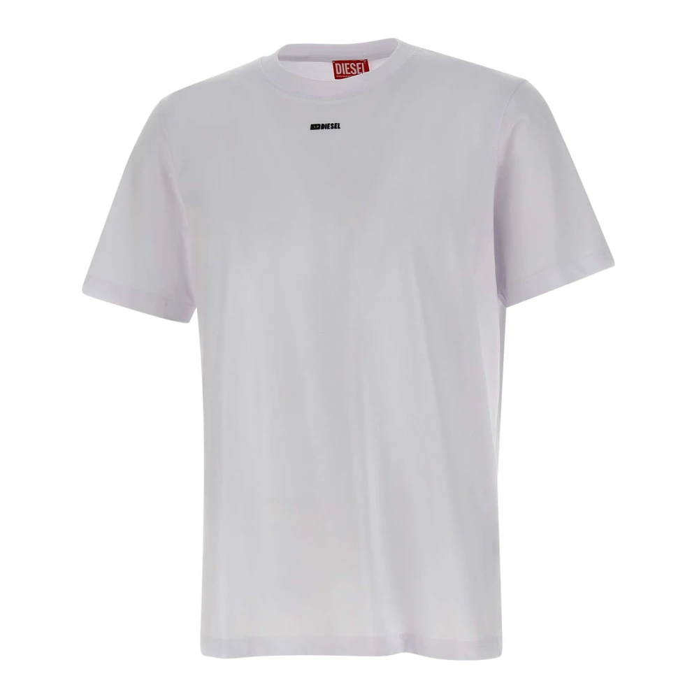 Diesel Men's White T-Shirts, S, T-Adjust-V6 T-Shirt