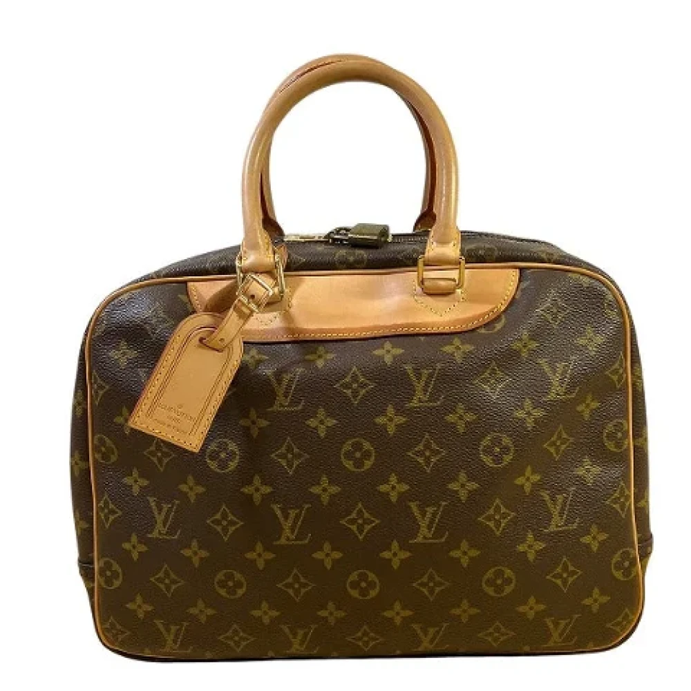 Louis Vuitton Vintage Pre-owned Canvas handbags Brown Dames