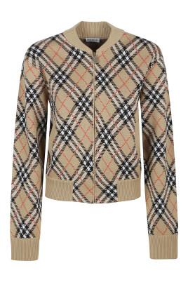 checked-wool-blend-cardigan-beige