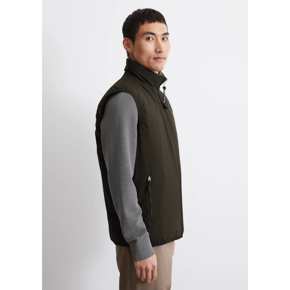 Marc O'Polo Omkeerbaar vest regular Black Heren