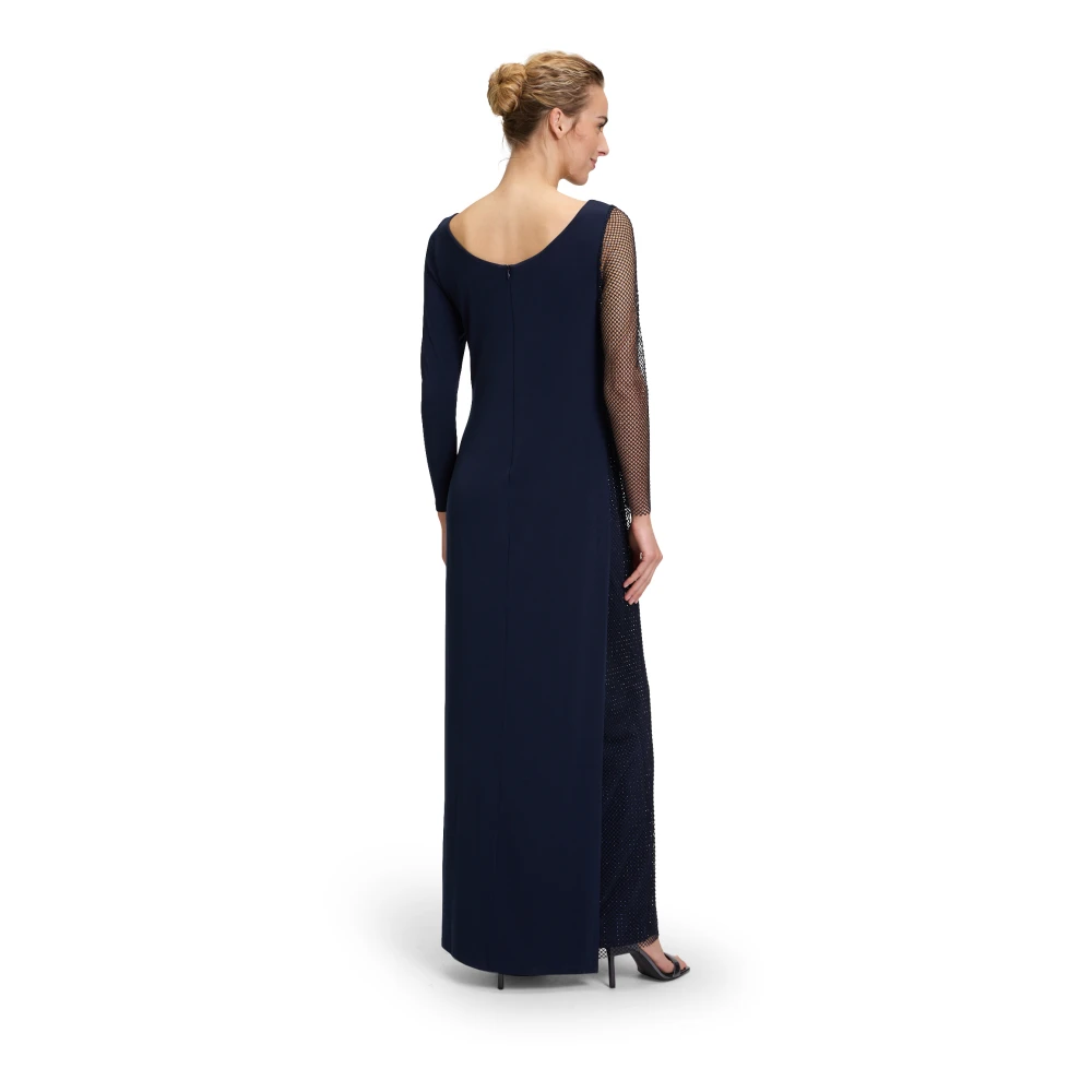 Vera Mont Glinsterende Avondjurk Blue Dames