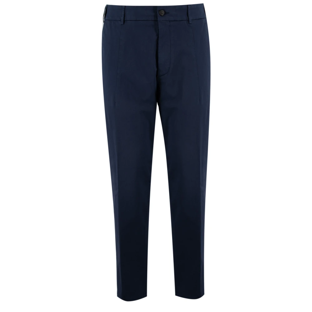 Eleventy Men's Blue Chino Trousers - Chinos - M - Trousers