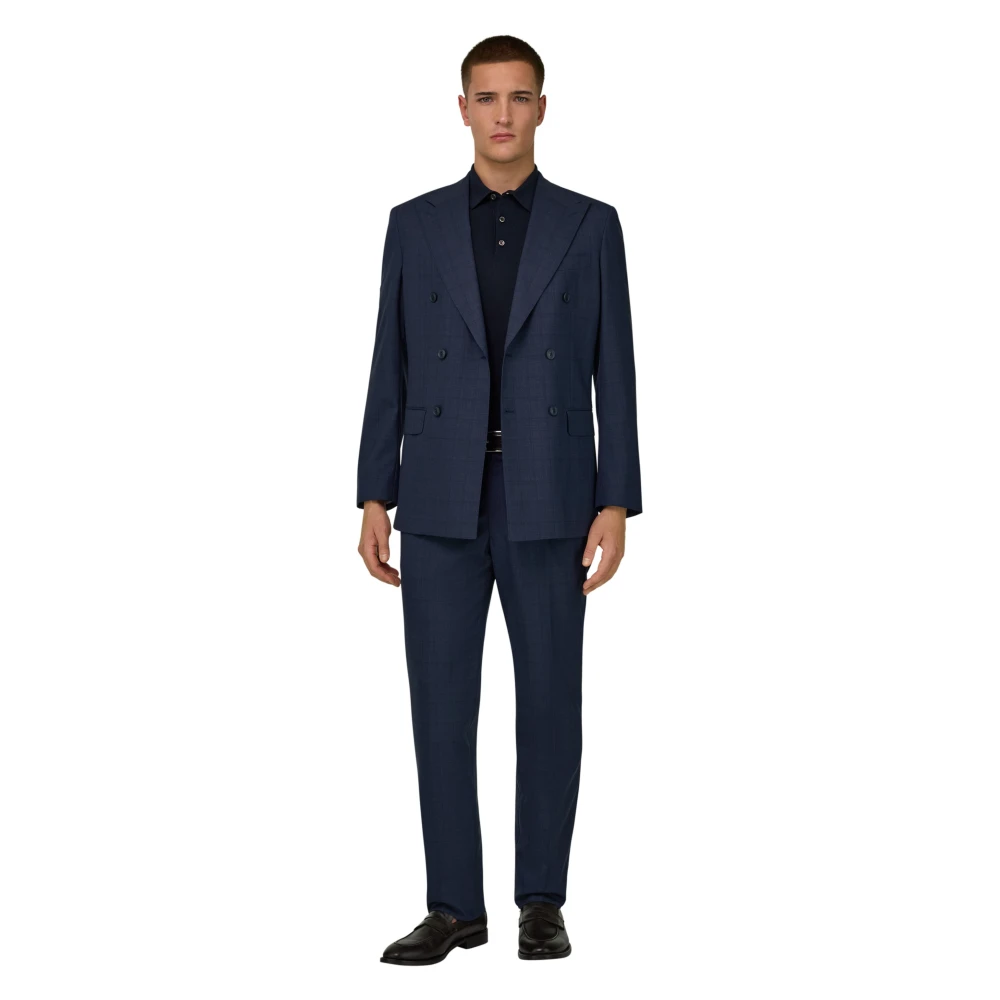 Boggi Milano Uomo Blu Abiti Xs, New,
