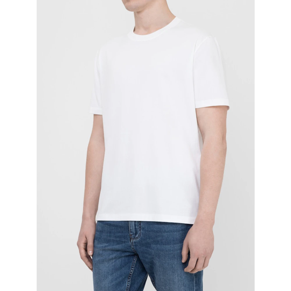 BRUNELLO CUCINELLI Beige T-shirt en Polo Basic Fit Beige Heren