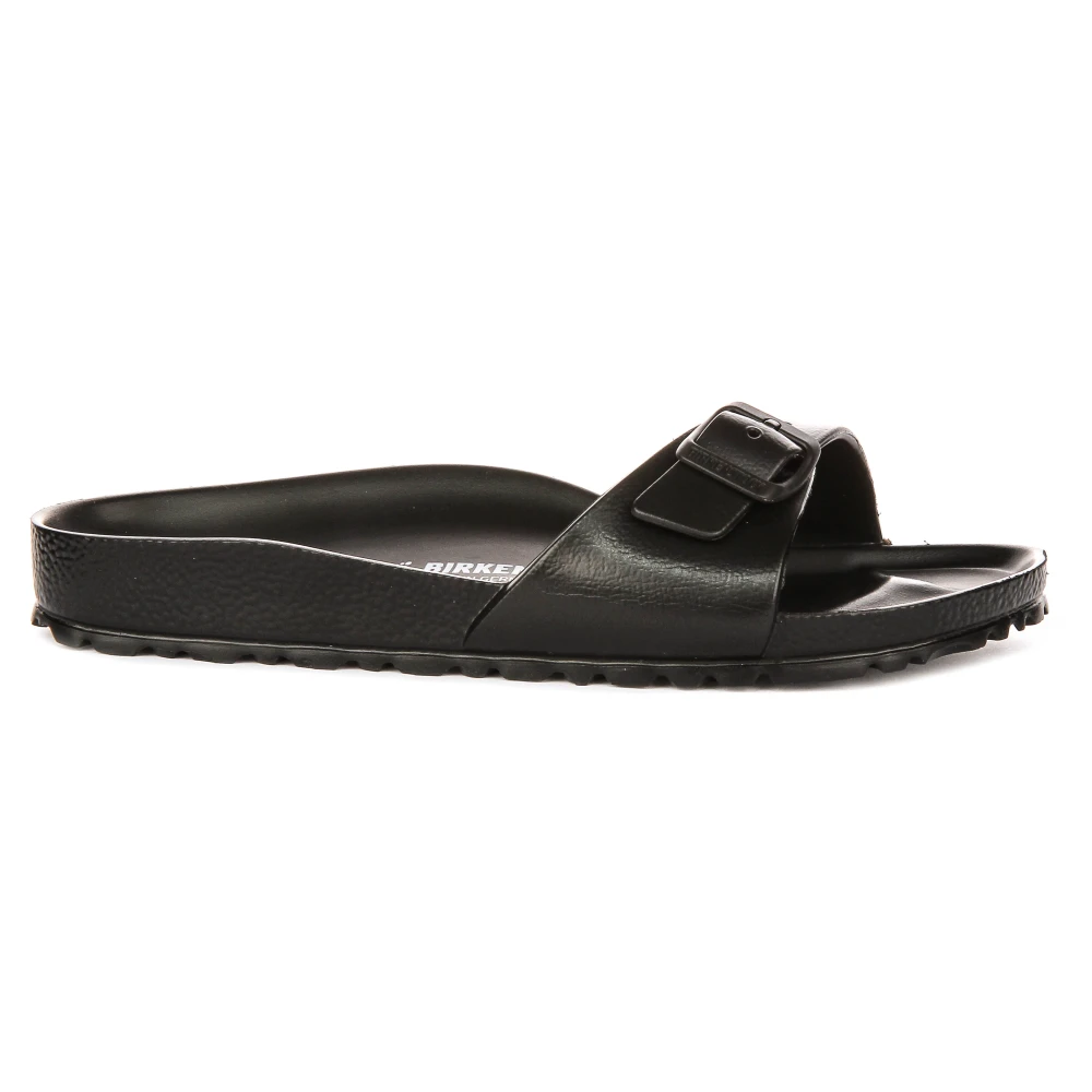 Birkenstock Women's Black Sliders, 5 Uk, Madrid Eva Narrow Fit