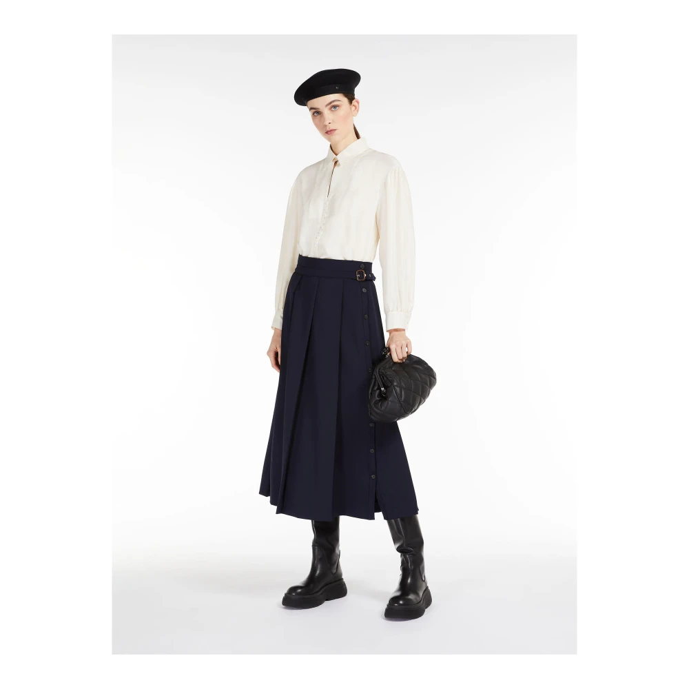 Max Mara Osiride Weekend Jurk Blue Dames
