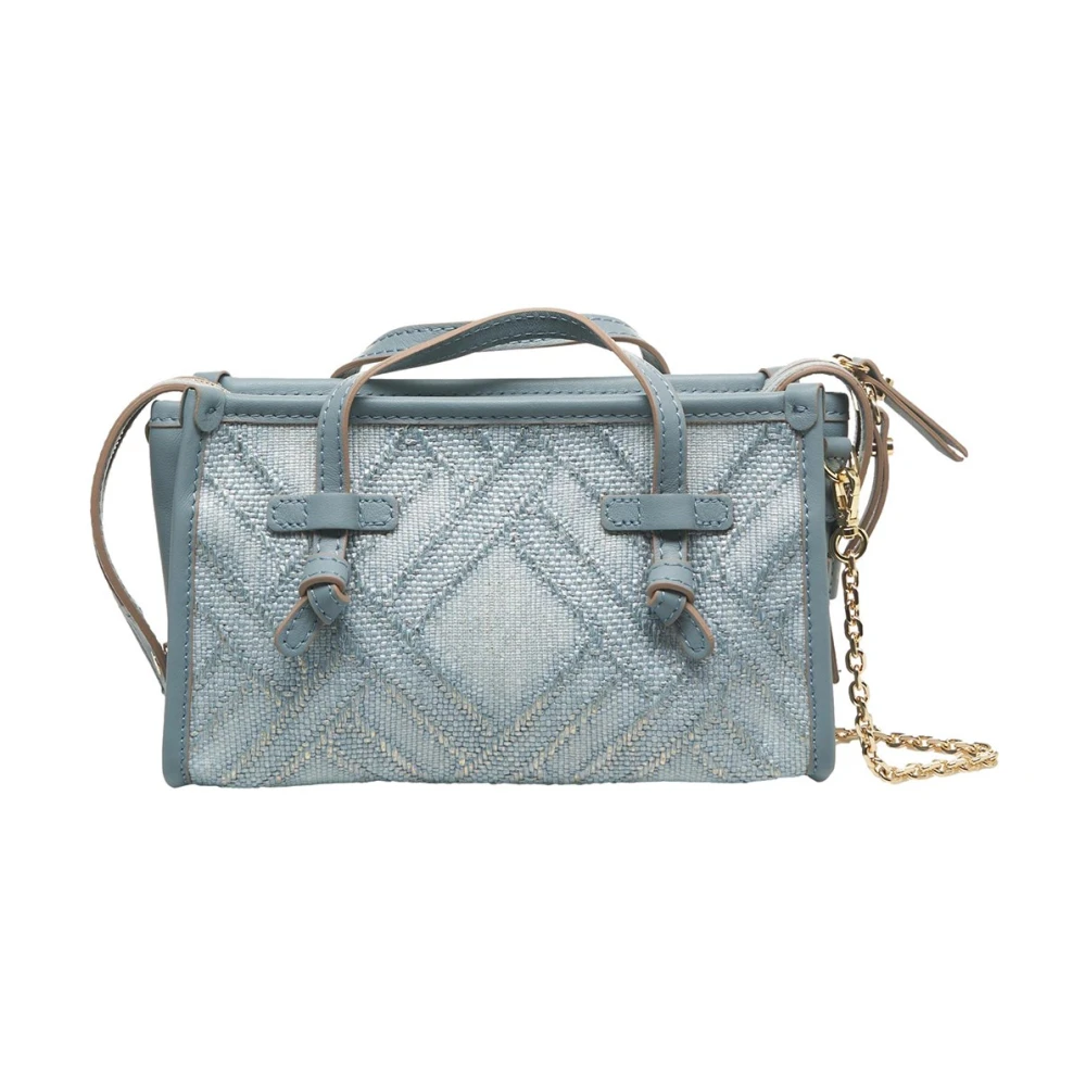 Gianni Chiarini Blauwe Leren Crossbody Tas Blue Dames