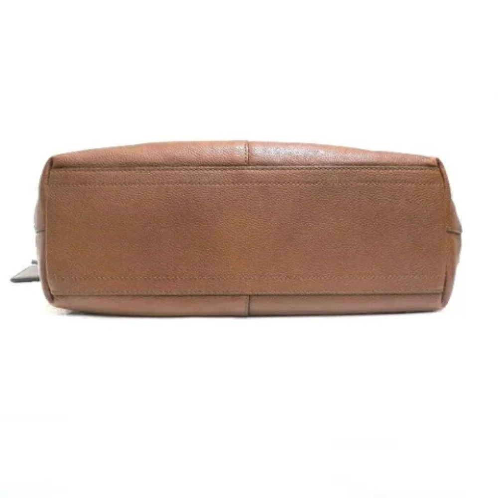 Coach Pre-owned Leather shoulder-bags Brown Dames