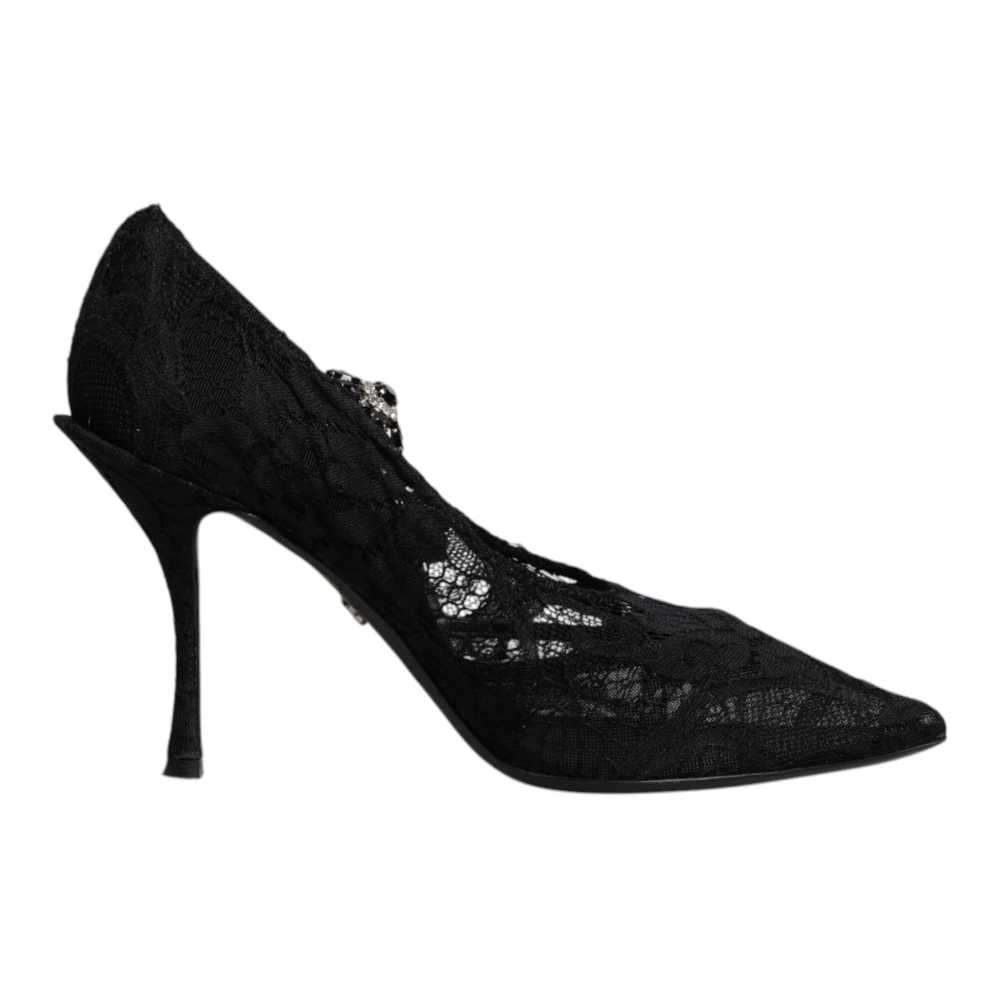 Dolce & Gabbana Donna Nero Mary Jane Pumps