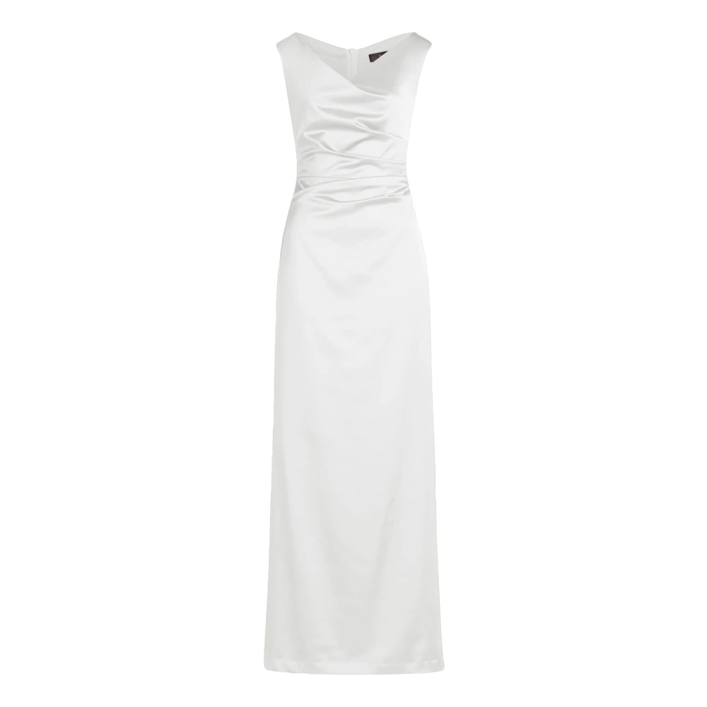 Vera Mont Elegante Gerimpelde Avondjurk White Dames