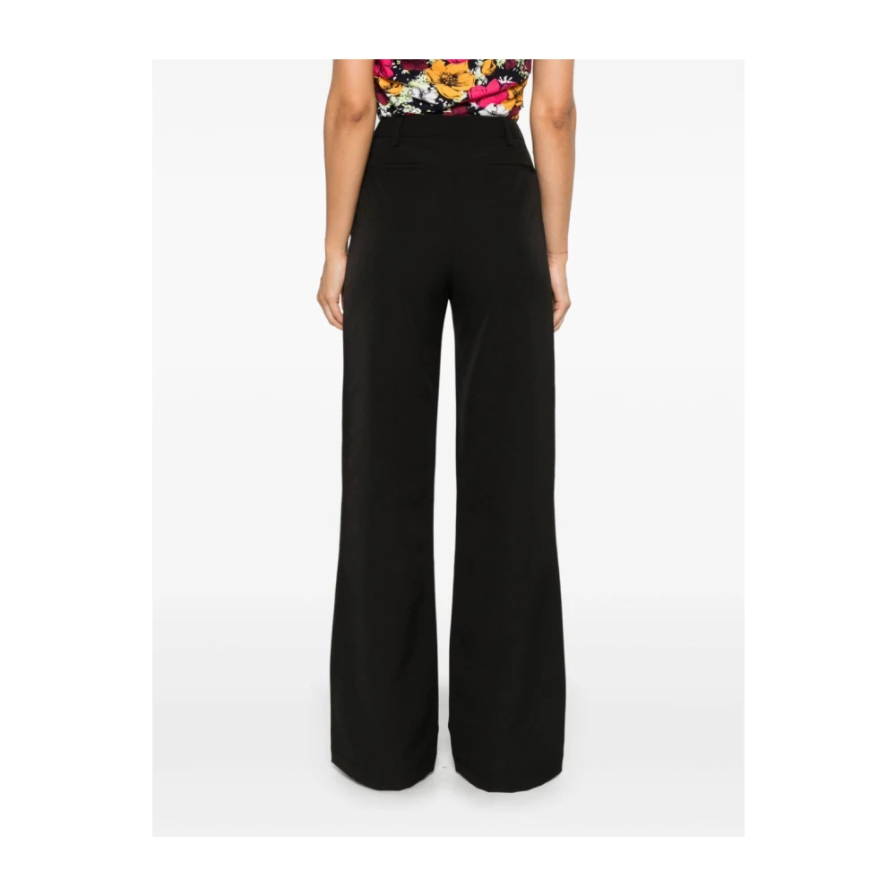Moschino Klassieke Straight Leg Broek Black Dames