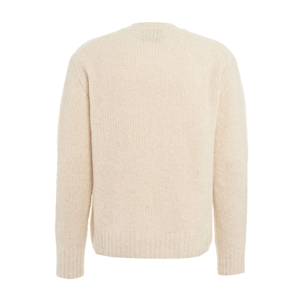 Amaránto Witte Gebreide Kleding Aw24 Handwas Beige Heren