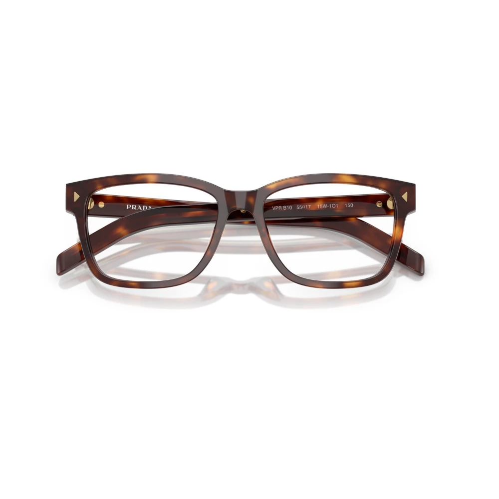 Prada Stijlvolle Bril in Blauwe Tint Brown Heren