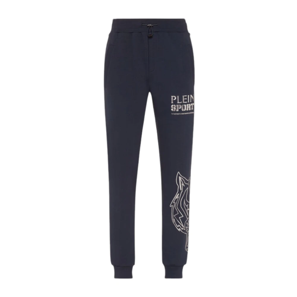 Plein Sport Sportieve Zwarte Broek Black Heren