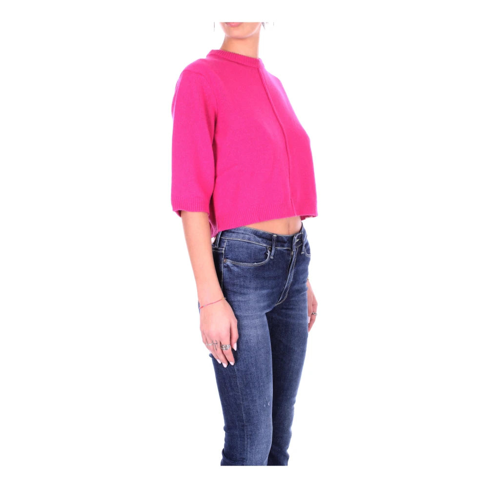Semicouture Stijlvolle Sweaters Pink Dames