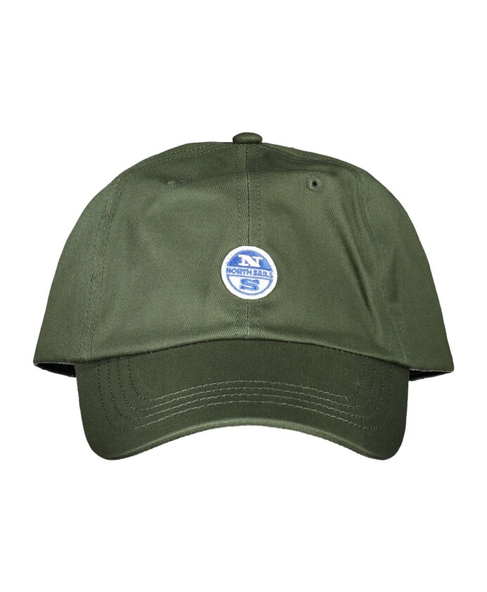 casquette-en-coton-vert-avec-visiere-et-logo