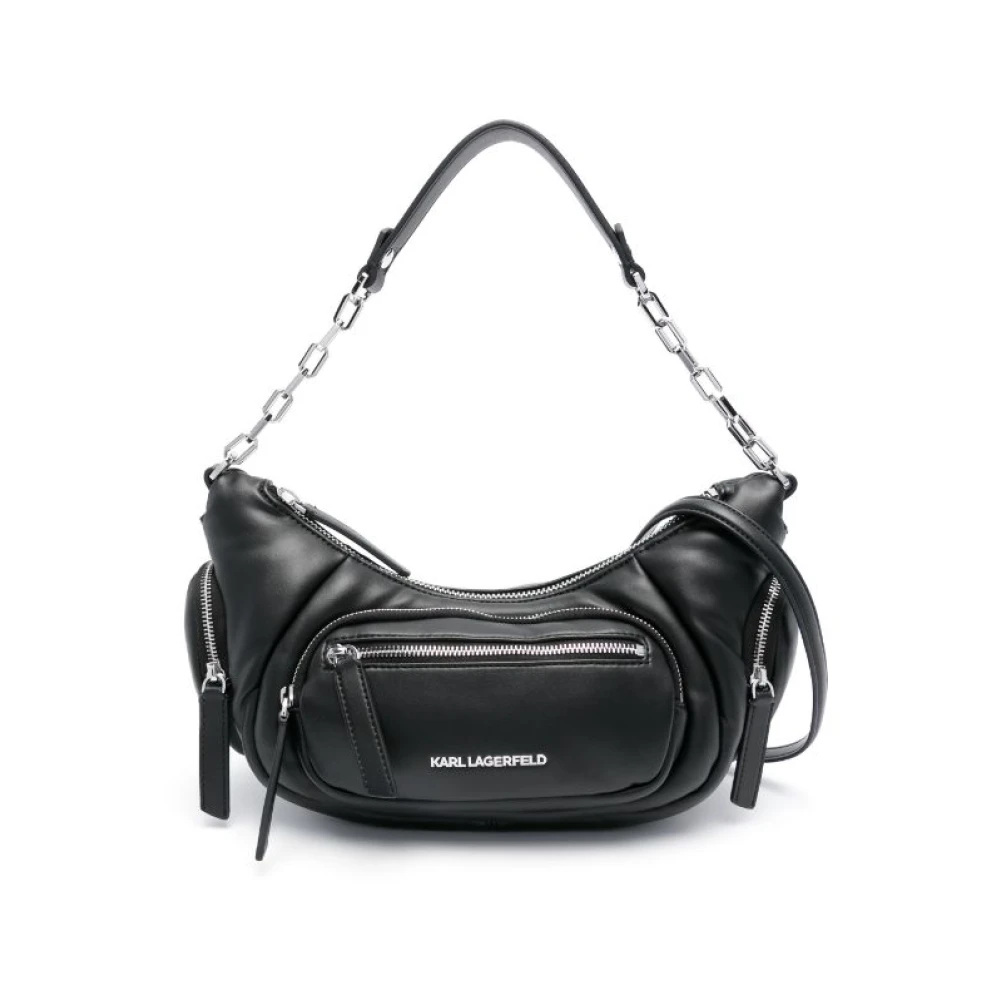 Karl Lagerfeld TAS Kcity M Zwart Gewatteerde Zakken Black Dames
