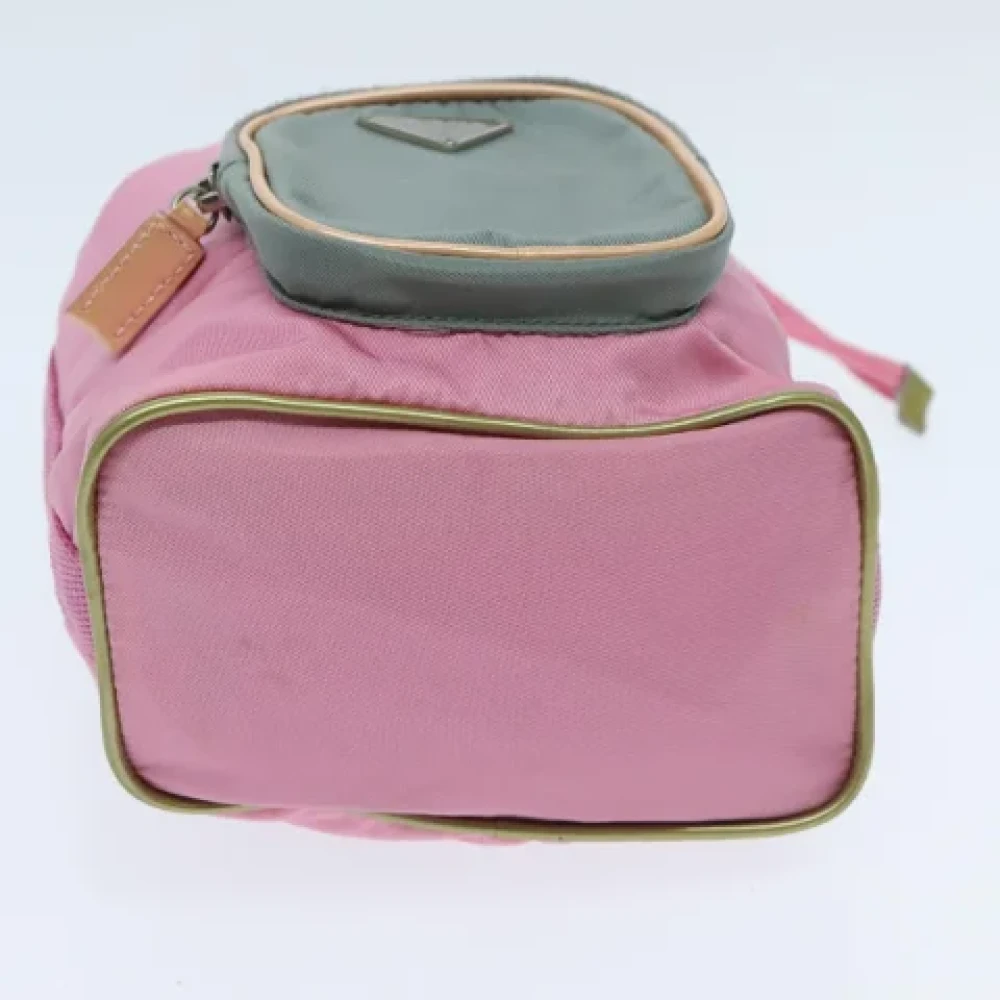 Prada Vintage Pre-owned Nylon prada-bags Pink Dames