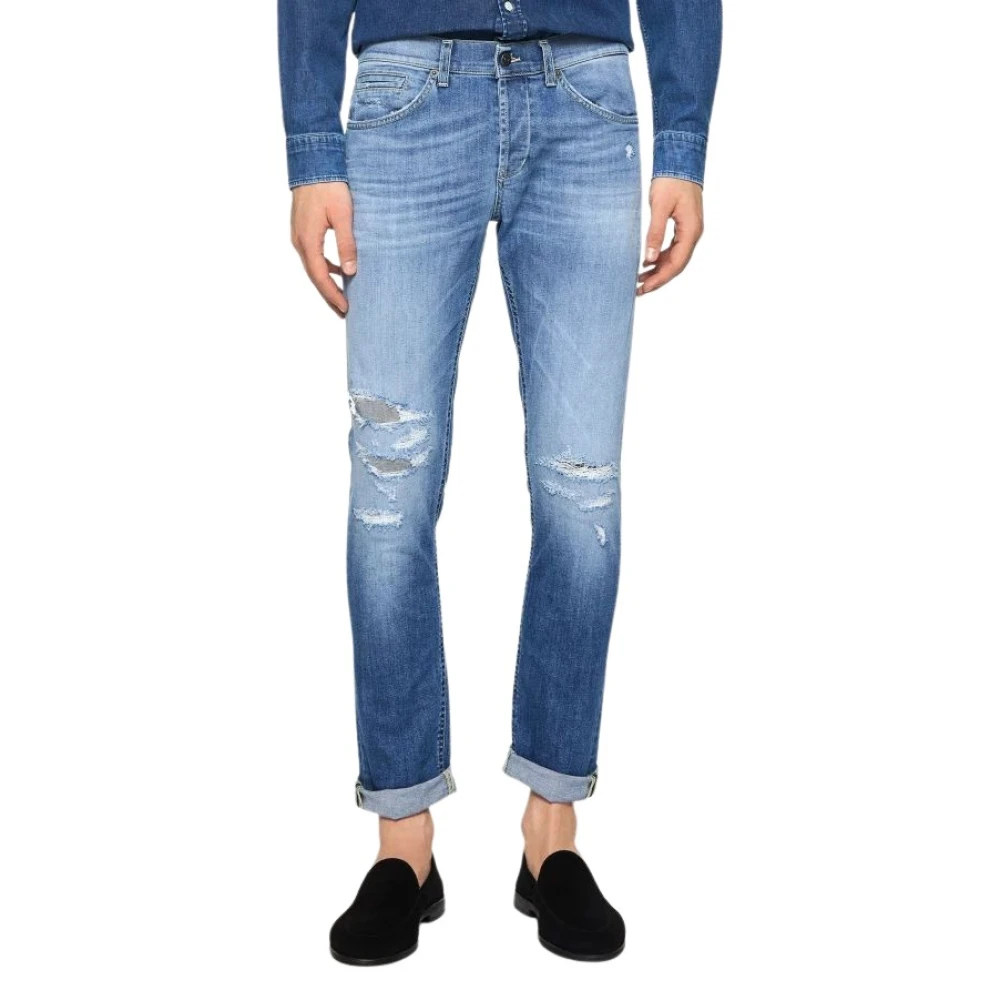Dondup Herr Blå Jeans W33, Bomull, George Jeans