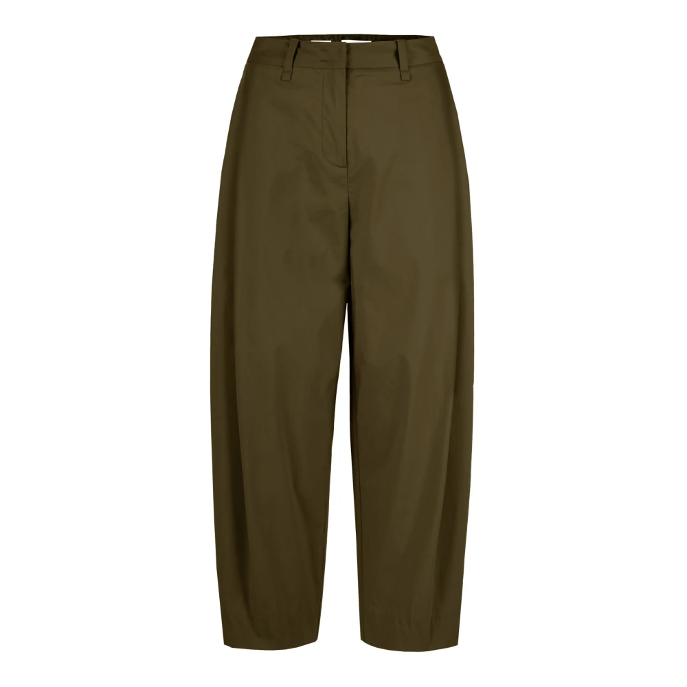 BomBoogie Hoge taille ballonpasvorm broek Green Dames