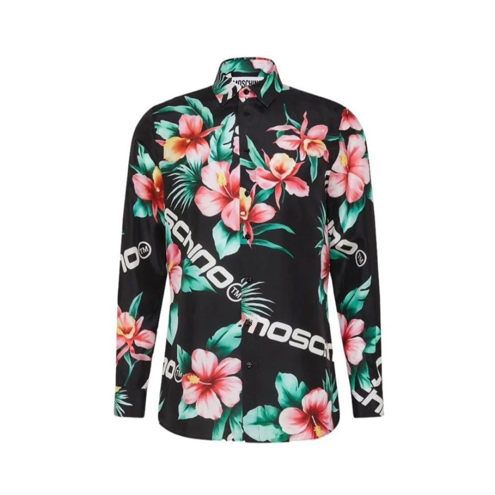 Moschino Herren Multicolor Shirts, Mehrfarbig, Mgröße:
