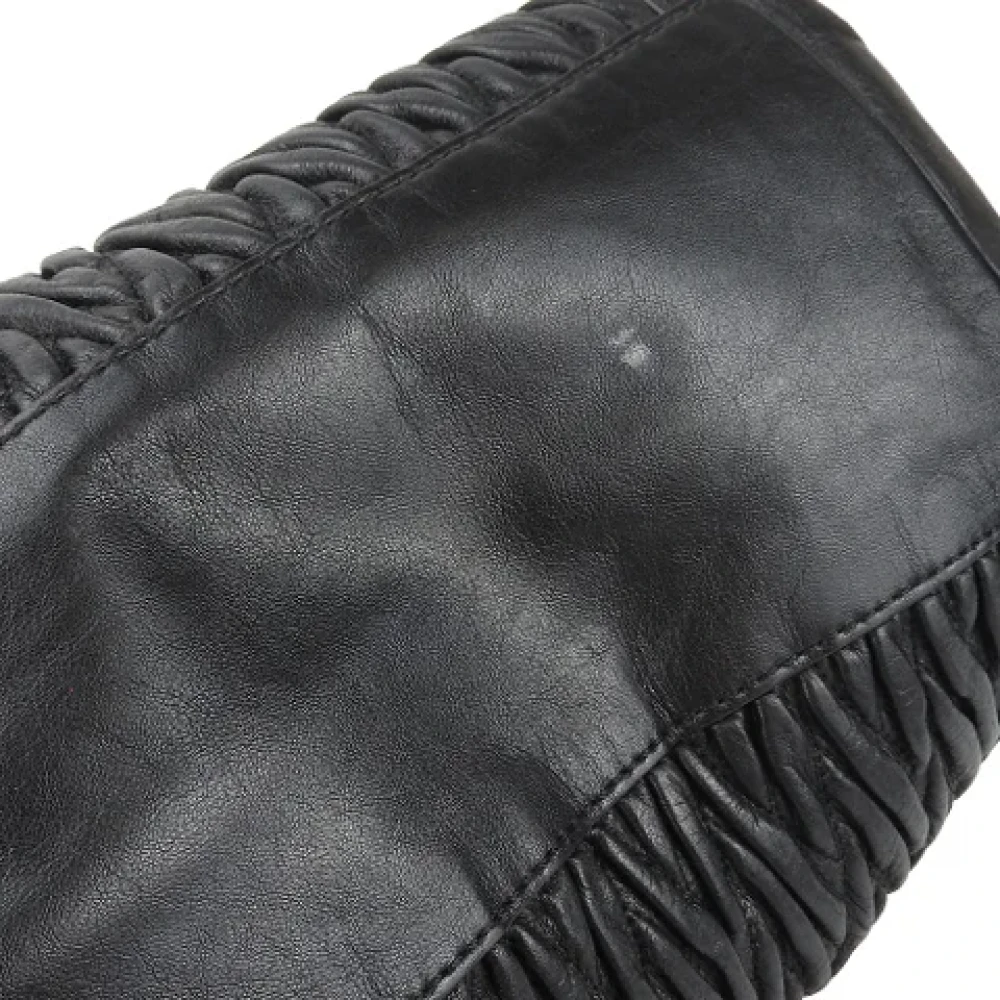 Coach Pre-owned Leather handbags Black Dames