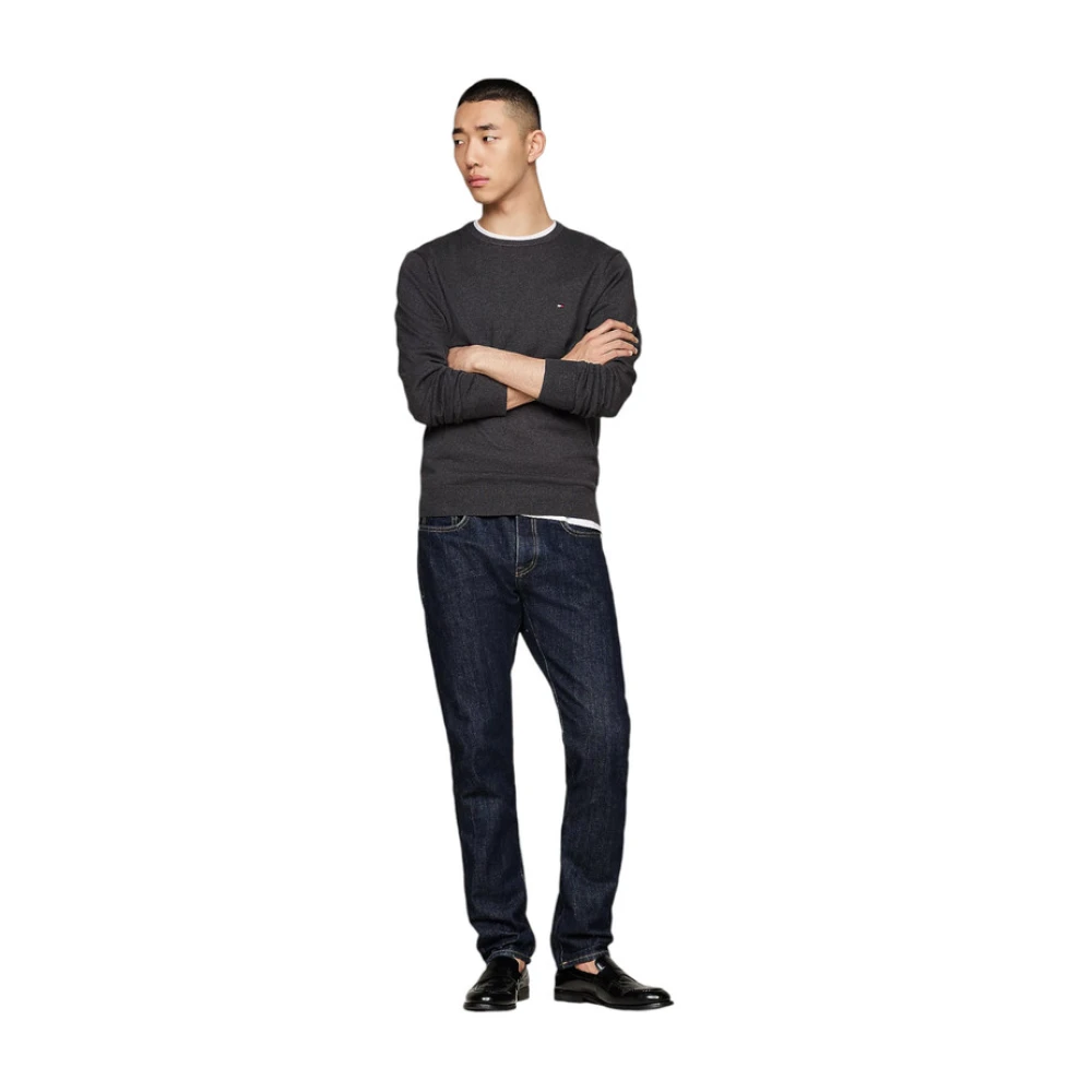 Tommy Hilfiger Trui met ronde hals Gray Heren