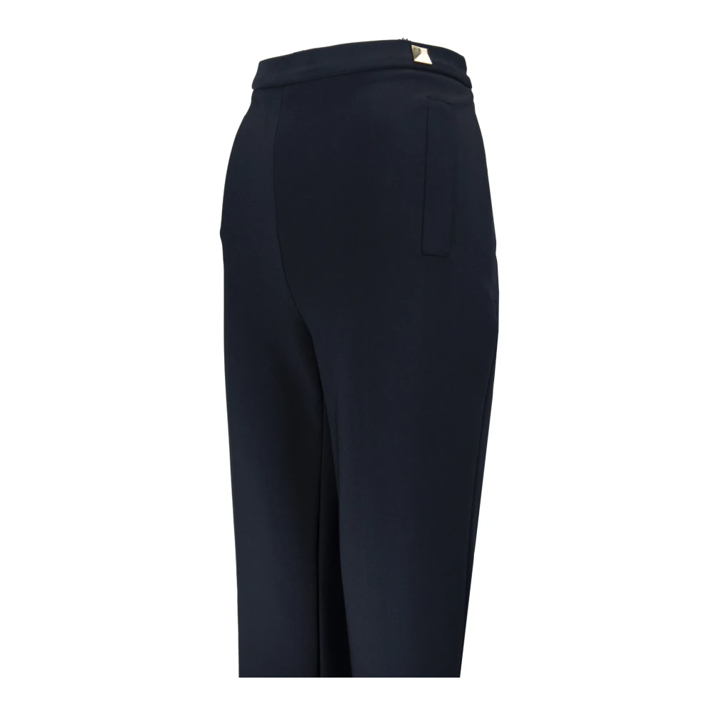 Elisabetta Franchi Gouden Rits Haak Damesbroek Black Dames